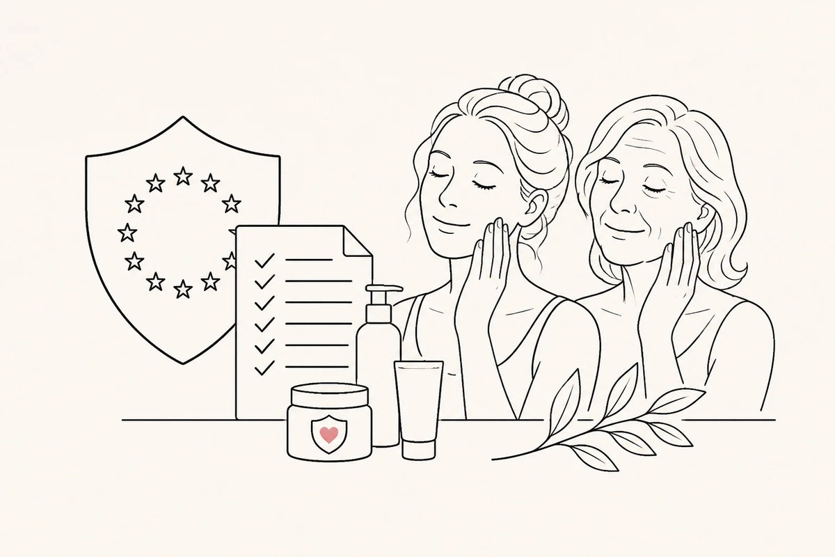 Professional header image for industry analysis: Waarom de nieuwe EU-cosmeticaregels goed nieuws zijn voor...